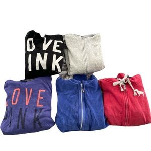 5 PINK Hoodies